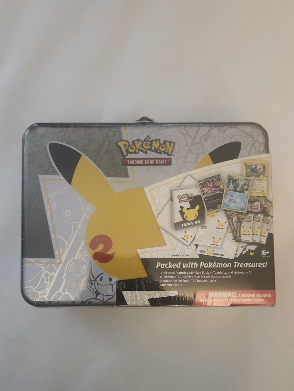 Pokemon Celebrations  25th Anniversary Trading Cards - Lunch Box Chest